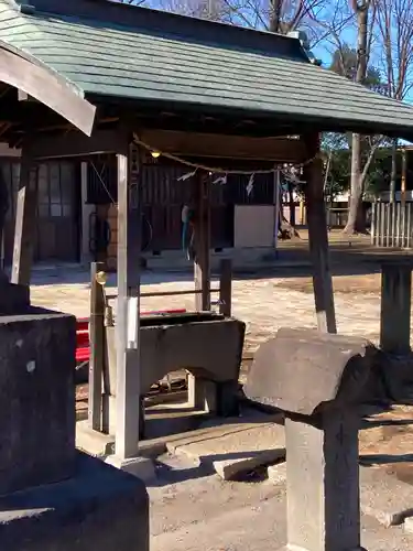 氷川神社の手水