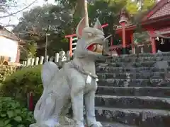 浮羽稲荷神社の狛犬