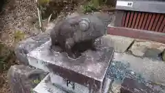 かえる神社の狛犬