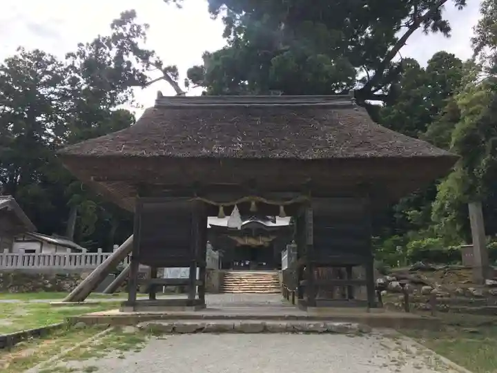 玉若酢命神社の山門・神門