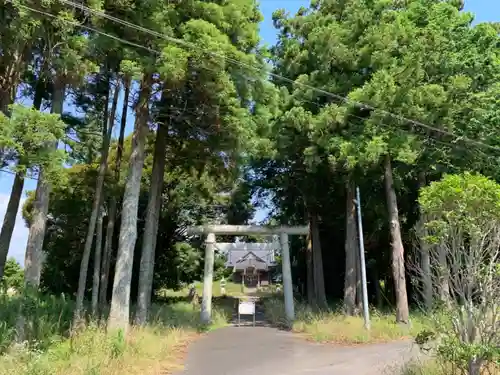 江場土神社の鳥居