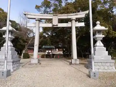 祖母神社の鳥居