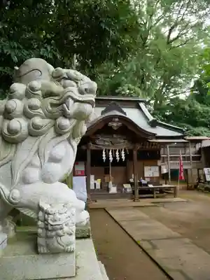 胎安神社の狛犬