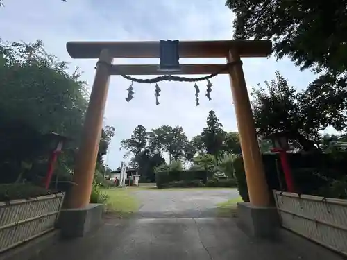 水海道天満宮の鳥居