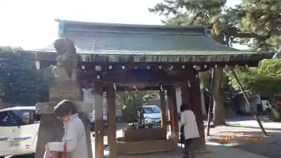 安江八幡宮（金沢水天宮）の手水舎