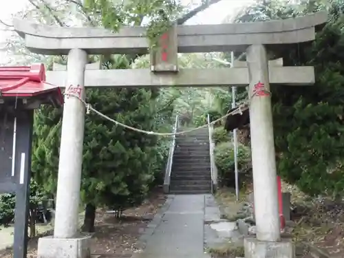 白山神社の鳥居