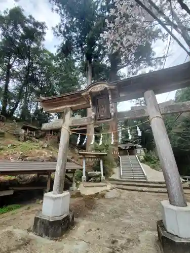 姥宮神社の鳥居