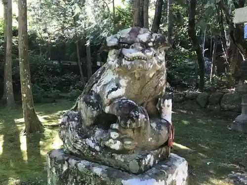竹林寺の狛犬
