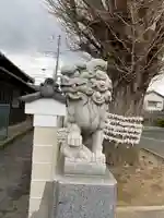 子守神社の狛犬