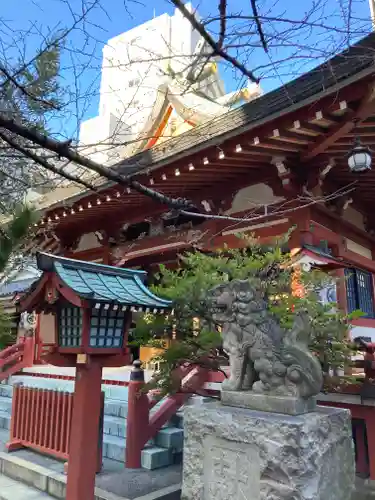 千束稲荷神社の狛犬