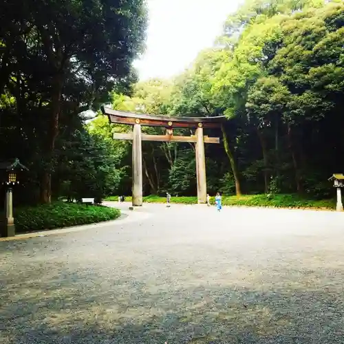 明治神宮の鳥居