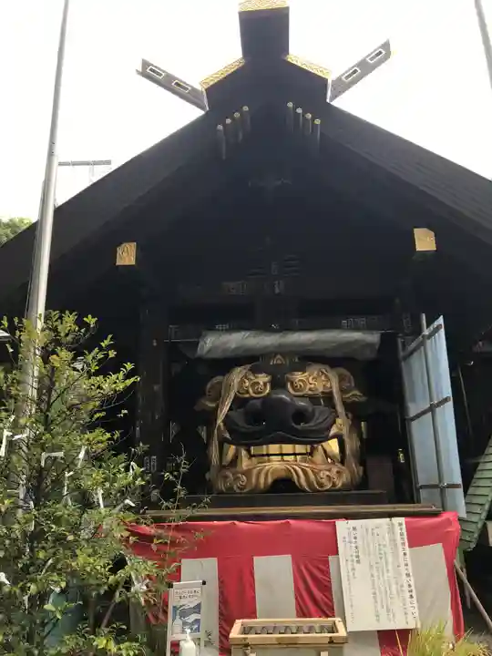 波除神社(波除稲荷神社)の狛犬