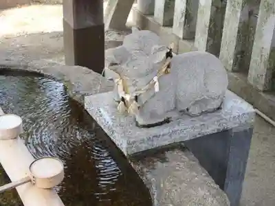 羊神社の手水舎