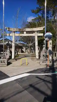 八王子社の鳥居