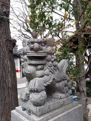 矢先稲荷神社の狛犬