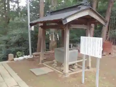 吉田杉山神社の手水舎