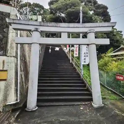 松原八幡神社の鳥居