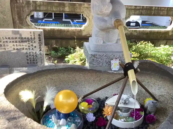 三輪神社の手水舎