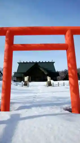 天塩厳島神社の鳥居