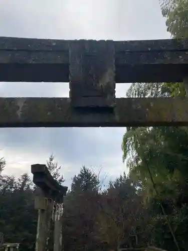 宮地嶽神社の鳥居