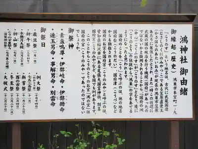 鴻神社の歴史