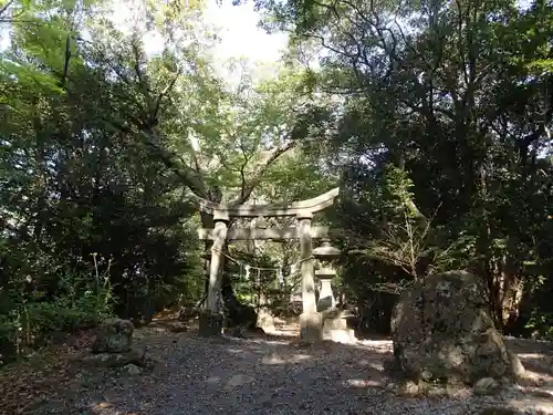 本宮神社（西寒多神社奥宮）の鳥居