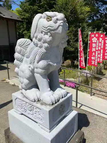 櫻岡大神宮の狛犬