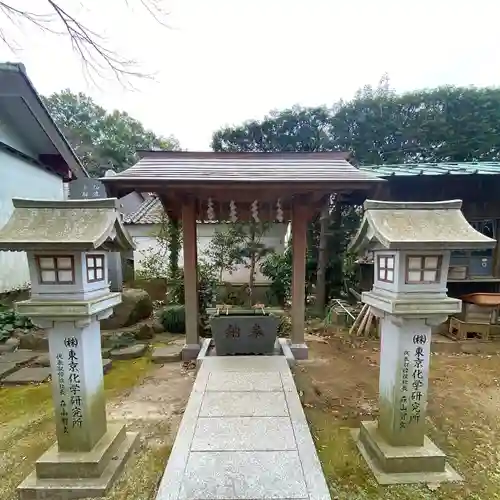 加波山普明神社の手水舎