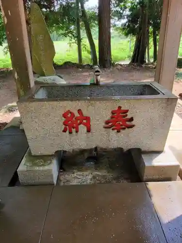 藤岡神社の手水舎