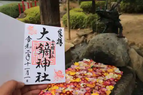 大鏑神社の手水