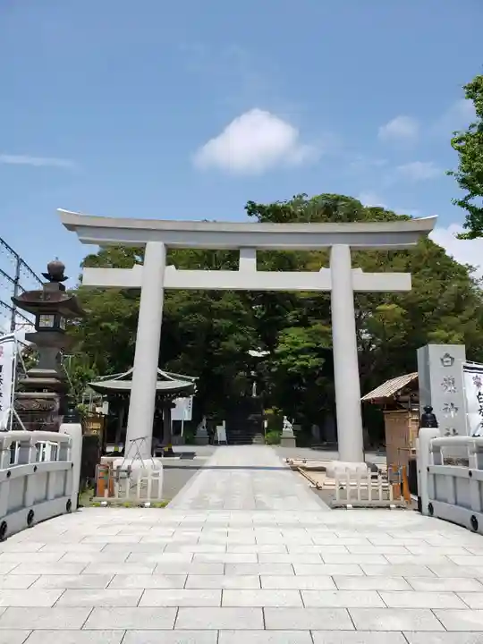 白旗神社の鳥居