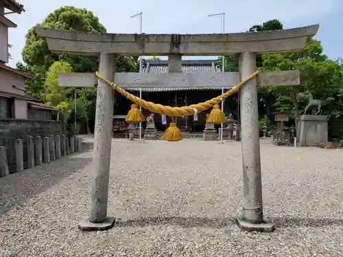 広幡神社の鳥居