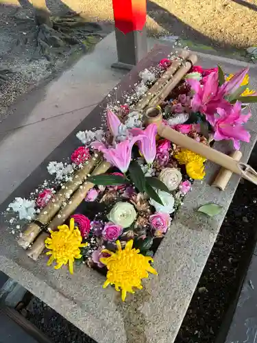 元郷氷川神社の手水