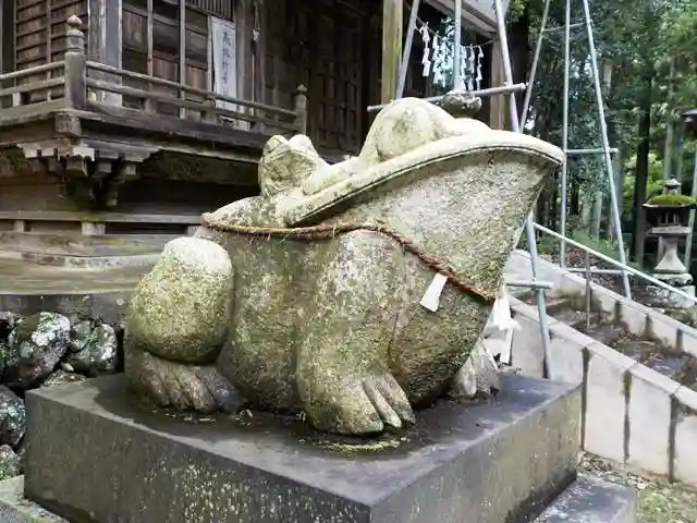 姥宮神社の狛犬