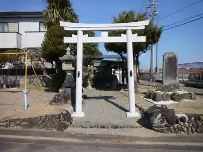芭蕉天神社の鳥居