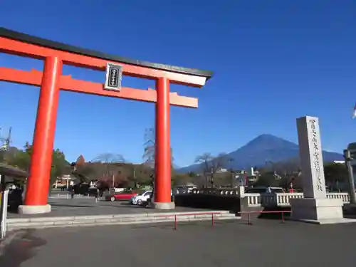 富士山本宮浅間大社の鳥居