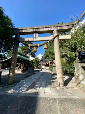 安江八幡宮（金沢水天宮）の鳥居
