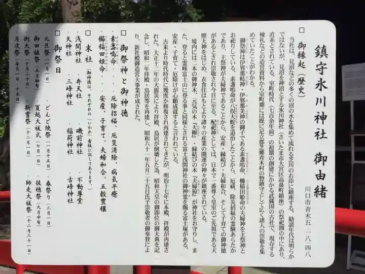 鎮守氷川神社(埼玉県)