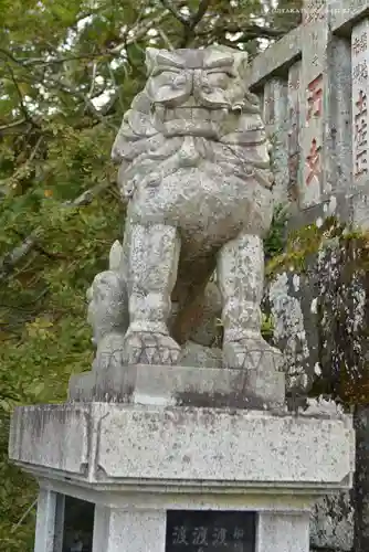 大山阿夫利神社の狛犬