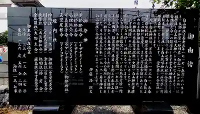 白山神社(二子町)の歴史