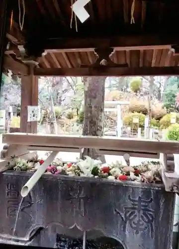 鳩森八幡神社の手水舎