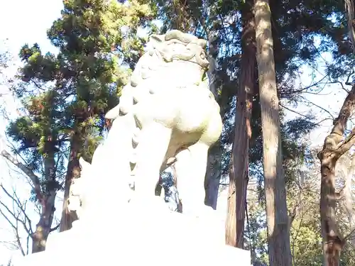武水別神社の狛犬