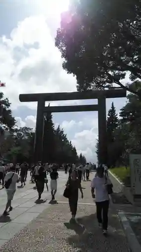 靖國神社の鳥居