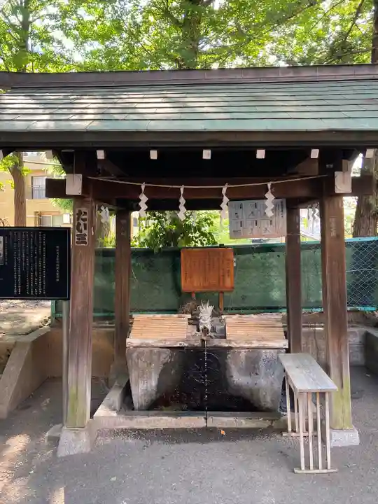 諏訪神社の手水舎