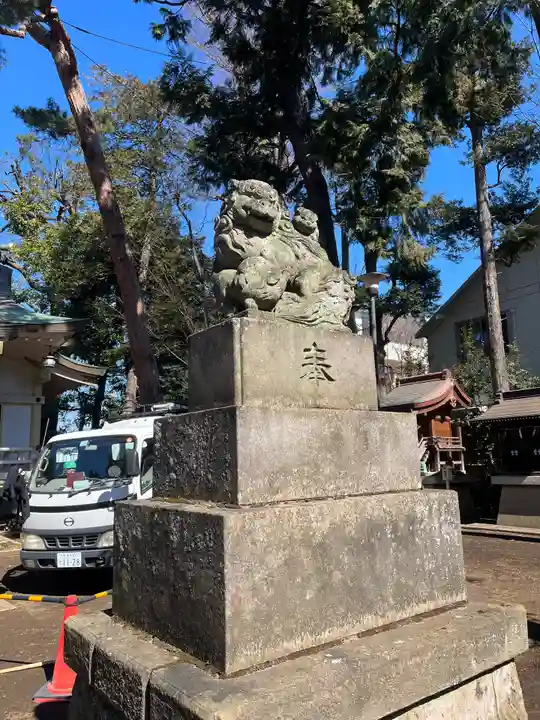 天沼八幡神社の狛犬