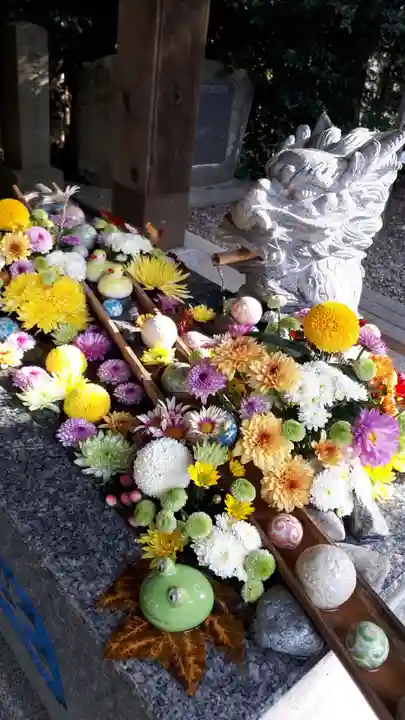 滑川神社 - 仕事と子どもの守り神の手水舎