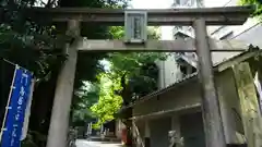 銀杏岡八幡神社の鳥居