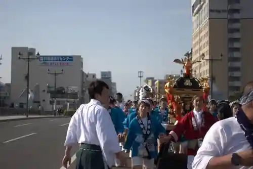 釧路一之宮 厳島神社のお祭り