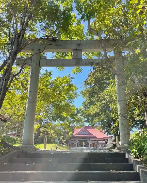 釧路一之宮 厳島神社の鳥居