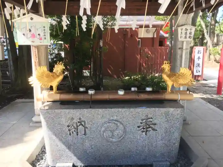 富岡八幡宮の手水舎